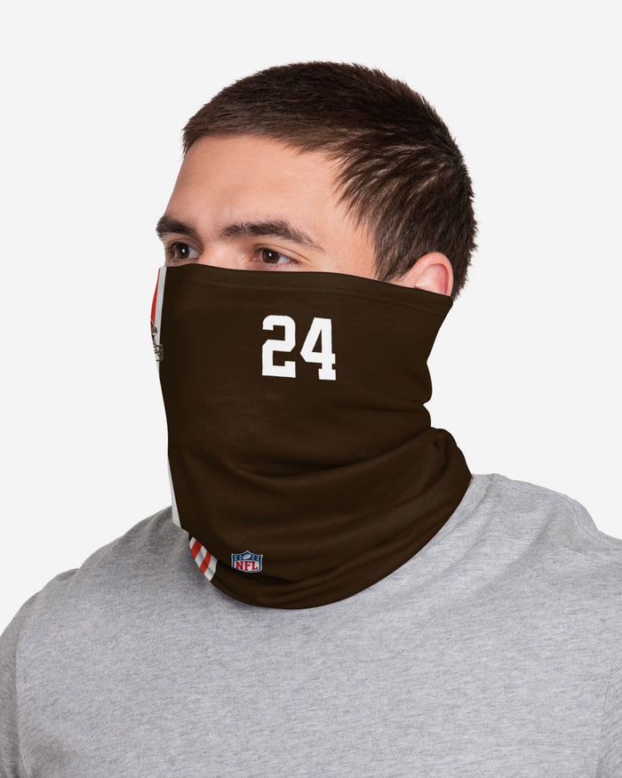 Nick Chubb Cleveland Browns On-Field Sideline Gaiter Scarf FOCO - FOCO.com