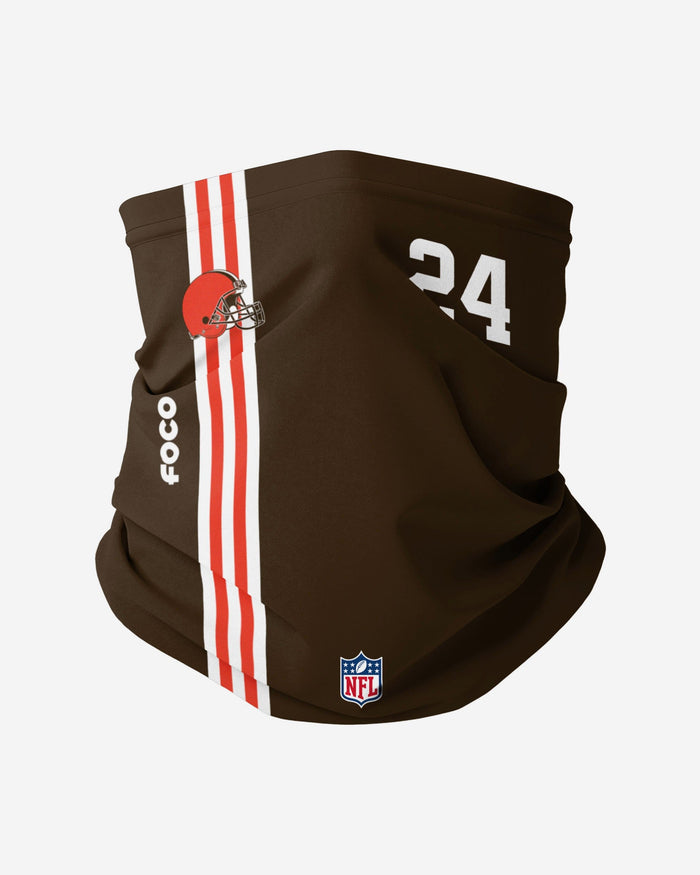 Nick Chubb Cleveland Browns On-Field Sideline Gaiter Scarf FOCO - FOCO.com