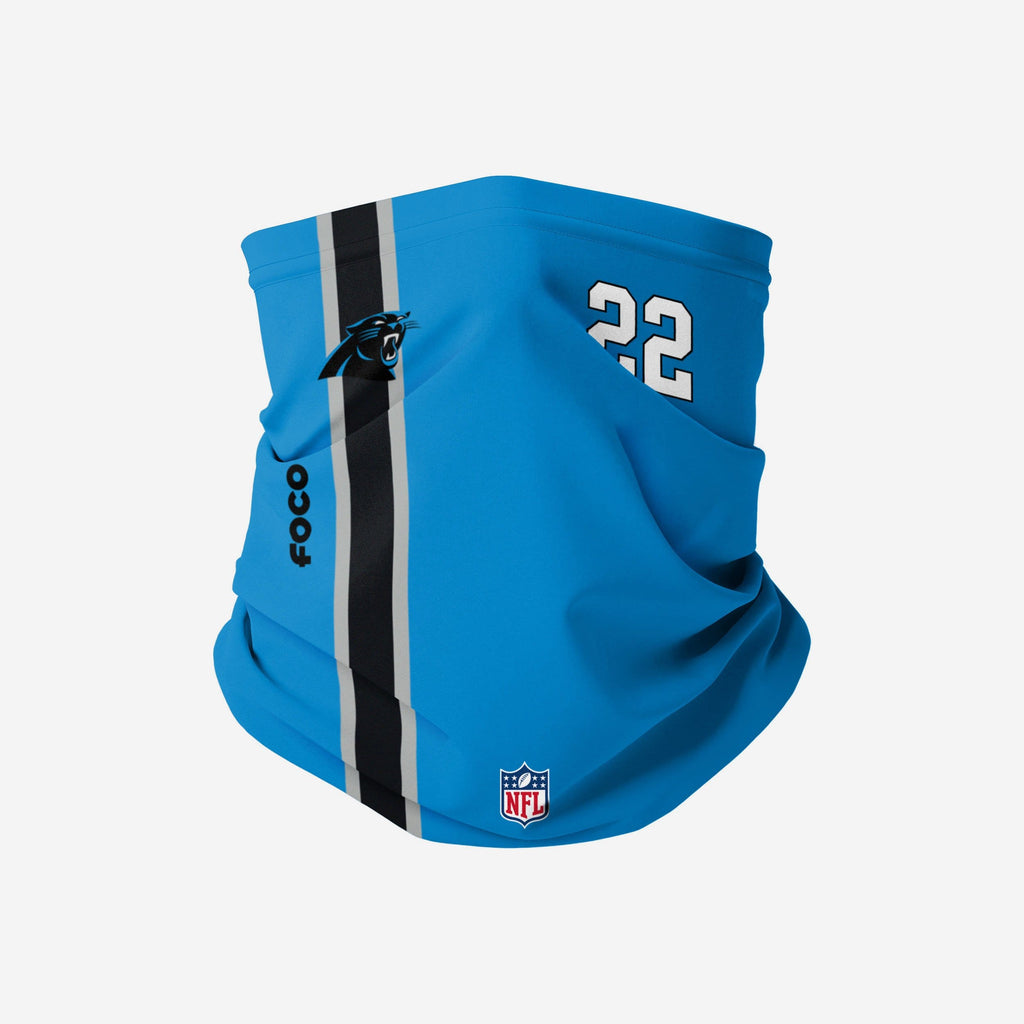 Christian McCaffrey Carolina Panthers On-Field Sideline Gaiter Scarf FOCO - FOCO.com