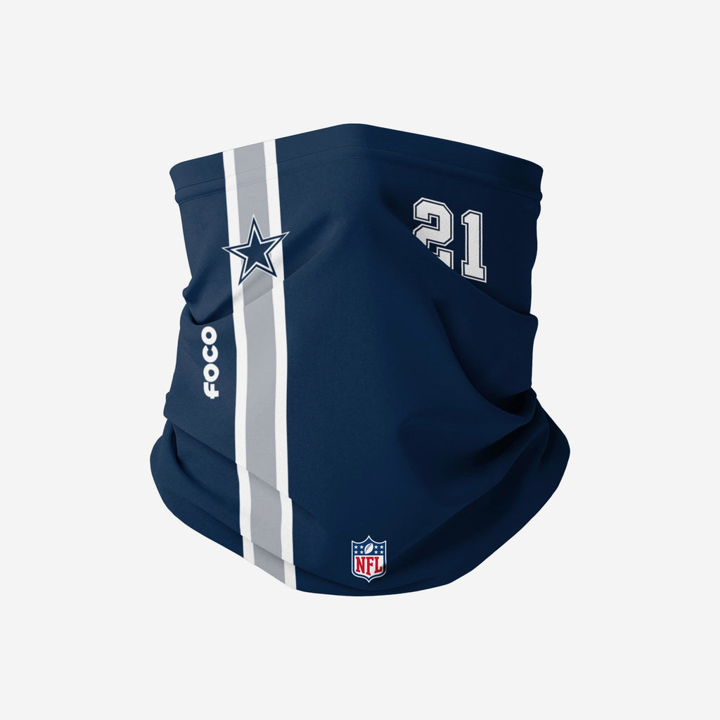 Ezekiel Elliott Dallas Cowboys On-Field Sideline Gaiter Scarf FOCO - FOCO.com