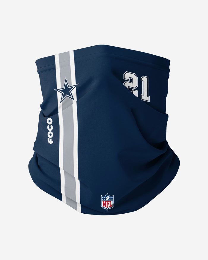 Ezekiel Elliott Dallas Cowboys On-Field Sideline Gaiter Scarf FOCO - FOCO.com