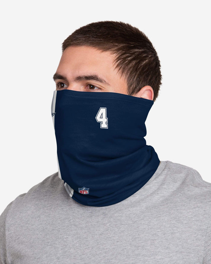 Dak Prescott Dallas Cowboys On-Field Sideline Gaiter Scarf FOCO - FOCO.com