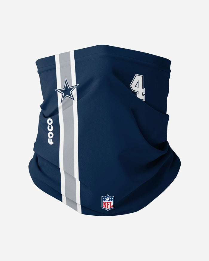 Dak Prescott Dallas Cowboys On-Field Sideline Gaiter Scarf FOCO - FOCO.com