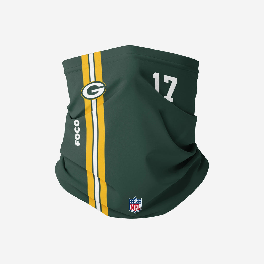 Davante Adams Green Bay Packers On-Field Sideline Gaiter Scarf FOCO - FOCO.com