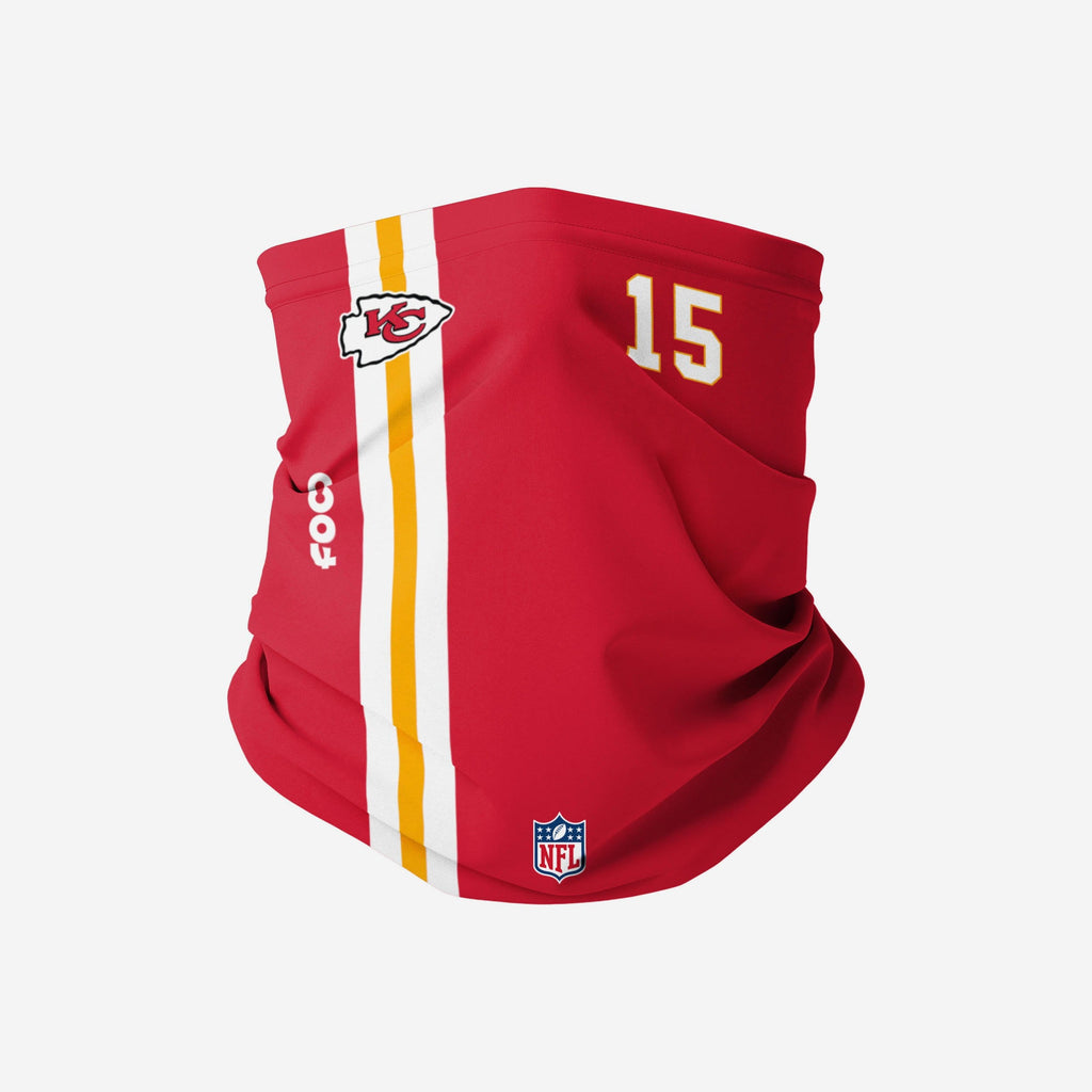 Patrick Mahomes Kansas City Chiefs On-Field Sideline Gaiter Scarf FOCO - FOCO.com