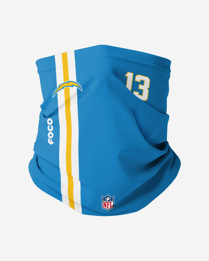 Keenan Allen Los Angeles Chargers On-Field Sideline Gaiter Scarf FOCO - FOCO.com