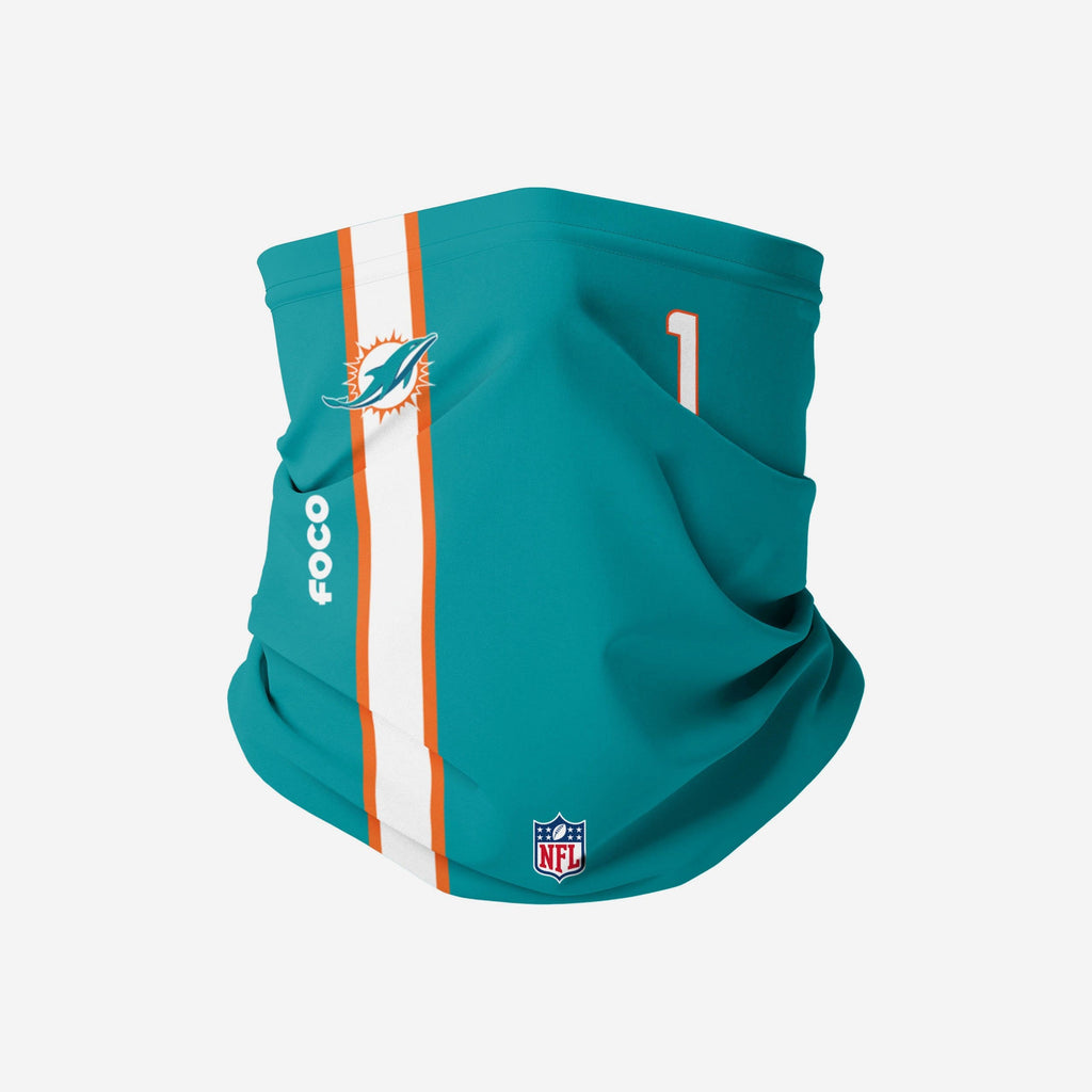 Tua Tagovailoa Miami Dolphins On-Field Sideline Gaiter Scarf FOCO - FOCO.com