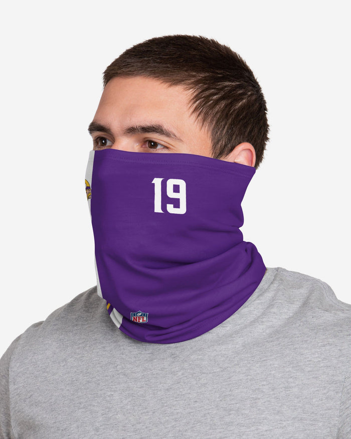 Adam Thielen Minnesota Vikings On-Field Sideline Gaiter Scarf FOCO - FOCO.com