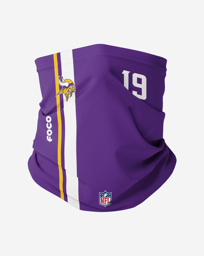 Adam Thielen Minnesota Vikings On-Field Sideline Gaiter Scarf FOCO - FOCO.com