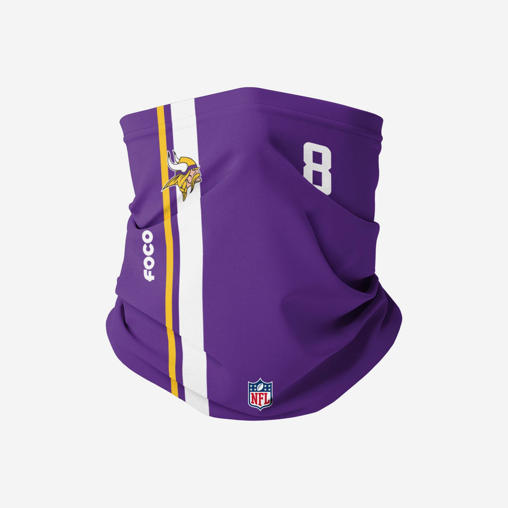 Kirk Cousins Minnesota Vikings On-Field Sideline Gaiter Scarf FOCO - FOCO.com