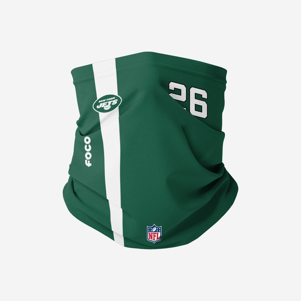 Le'Veon Bell New York Jets On-Field Sideline Gaiter Scarf FOCO - FOCO.com