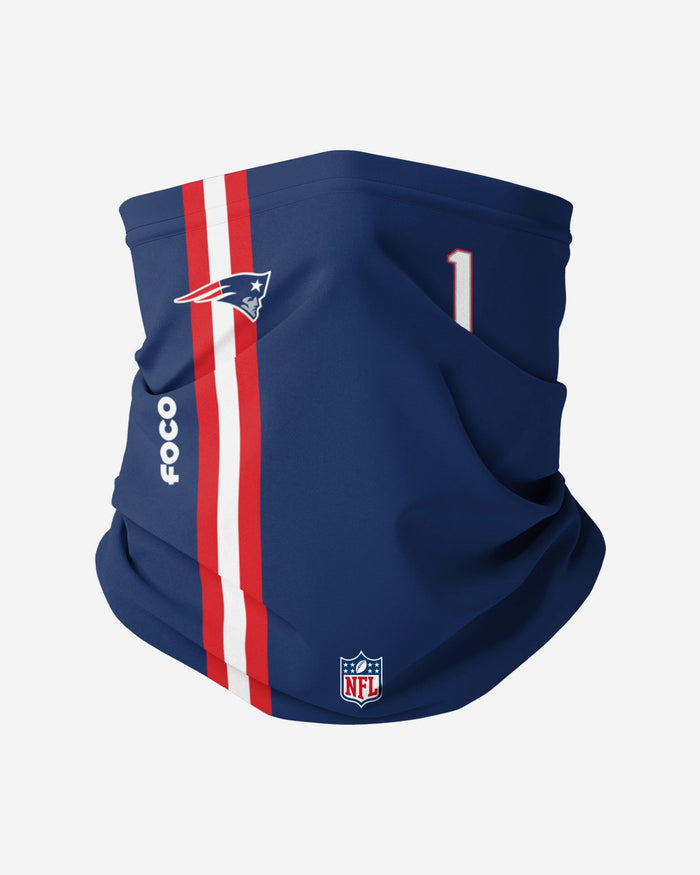 Cam Newton New England Patriots On-Field Sideline Gaiter Scarf FOCO - FOCO.com