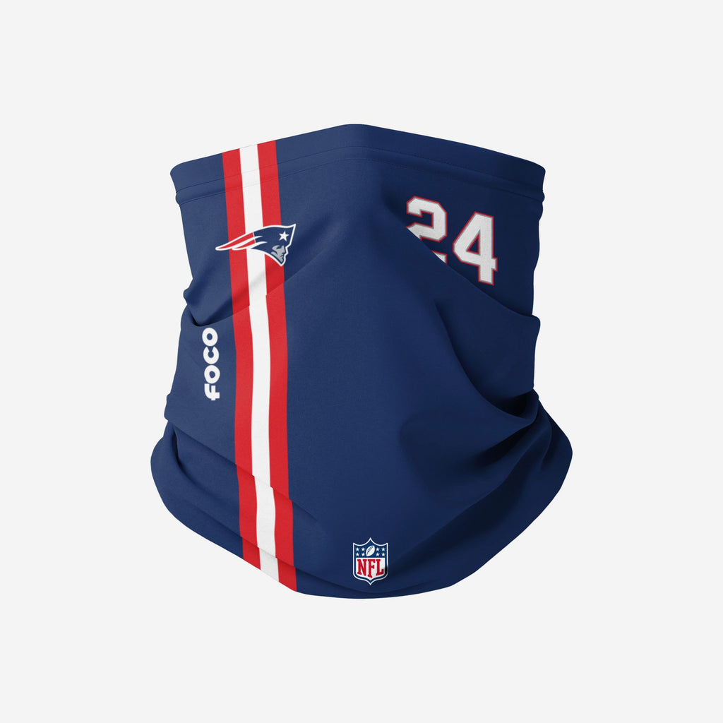 Stephon Gilmore New England Patriots On-Field Sideline Gaiter Scarf FOCO - FOCO.com