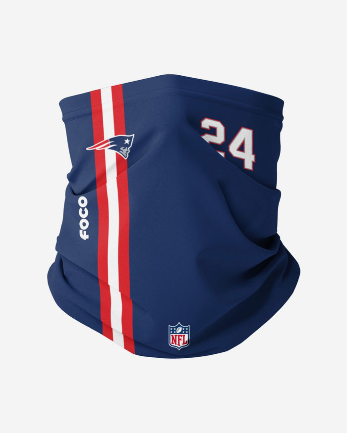 Stephon Gilmore New England Patriots On-Field Sideline Gaiter Scarf FOCO - FOCO.com