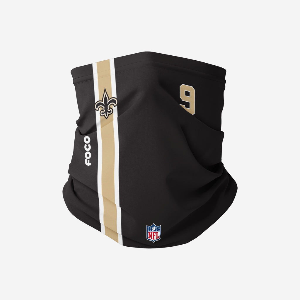 Drew Brees New Orleans Saints On-Field Sideline Gaiter Scarf FOCO - FOCO.com