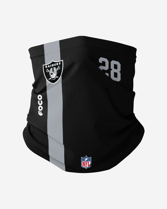 Josh Jacobs Las Vegas Raiders On-Field Sideline Gaiter Scarf FOCO - FOCO.com
