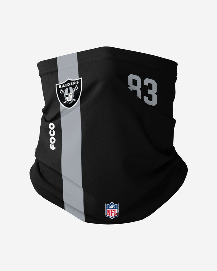 Darren Waller Las Vegas Raiders On-Field Sideline Gaiter Scarf FOCO - FOCO.com