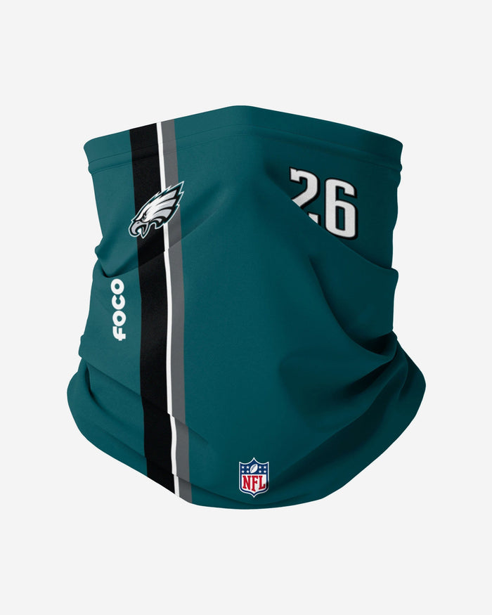 Miles Sanders Philadelphia Eagles On-Field Sideline Gaiter Scarf FOCO - FOCO.com