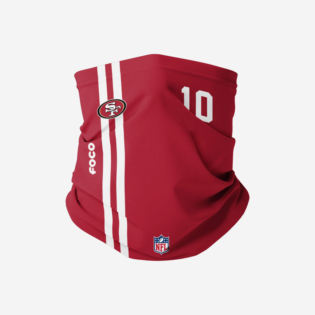 Jimmy Garoppolo San Francisco 49ers On-Field Sideline Gaiter Scarf FOCO - FOCO.com