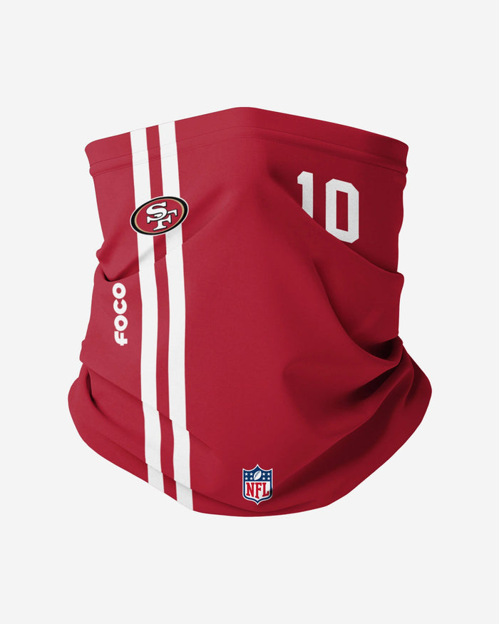 Jimmy Garoppolo San Francisco 49ers On-Field Sideline Gaiter Scarf FOCO - FOCO.com