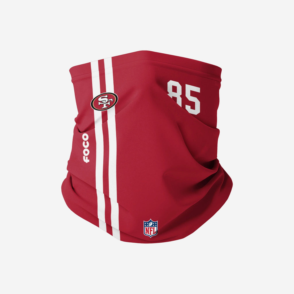 George Kittle San Francisco 49ers On-Field Sideline Gaiter Scarf FOCO - FOCO.com