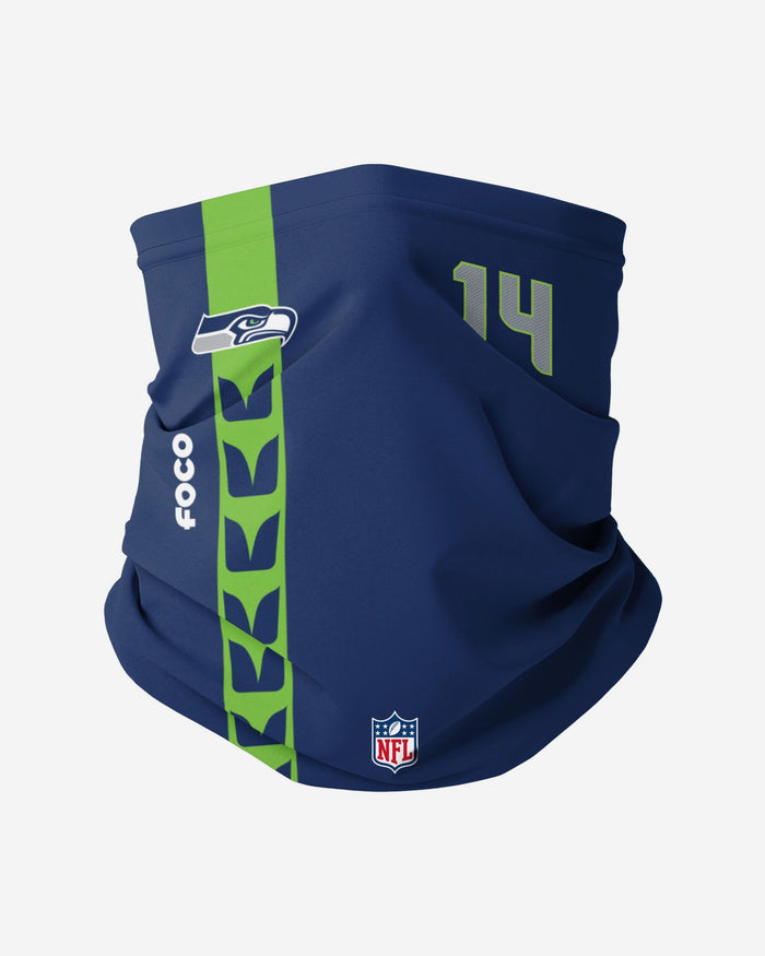 DK Metcalf Seattle Seahawks On-Field Sideline Gaiter Scarf FOCO - FOCO.com