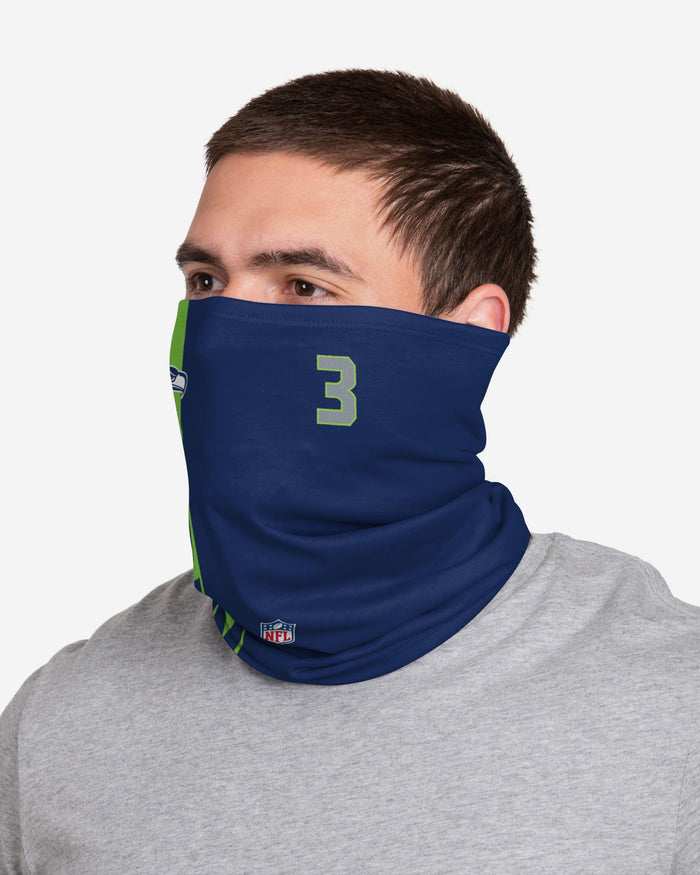 Russell Wilson Seattle Seahawks On-Field Sideline Gaiter Scarf FOCO - FOCO.com