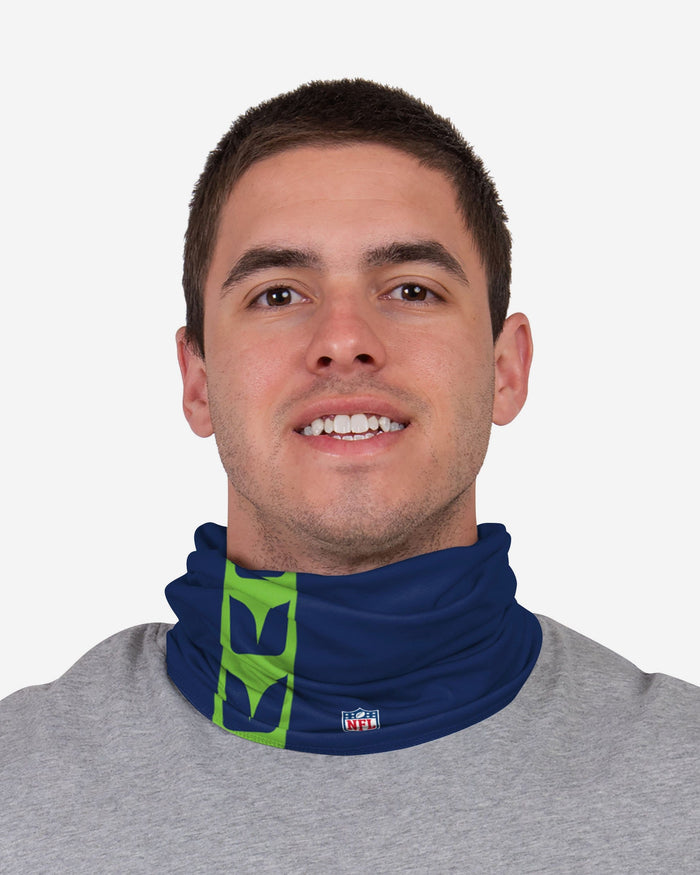 DK Metcalf Seattle Seahawks On-Field Sideline Gaiter Scarf FOCO - FOCO.com