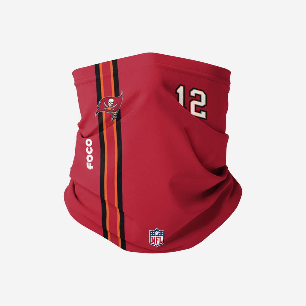 Tom Brady Tampa Bay Buccaneers On-Field Sideline Gaiter Scarf FOCO - FOCO.com