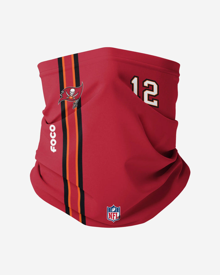 Tom Brady Tampa Bay Buccaneers On-Field Sideline Gaiter Scarf FOCO - FOCO.com