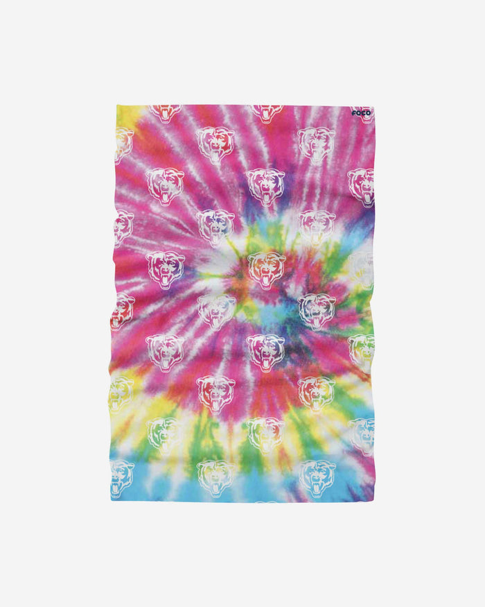 Chicago Bears Pastel Tie-Dye Gaiter Scarf FOCO - FOCO.com