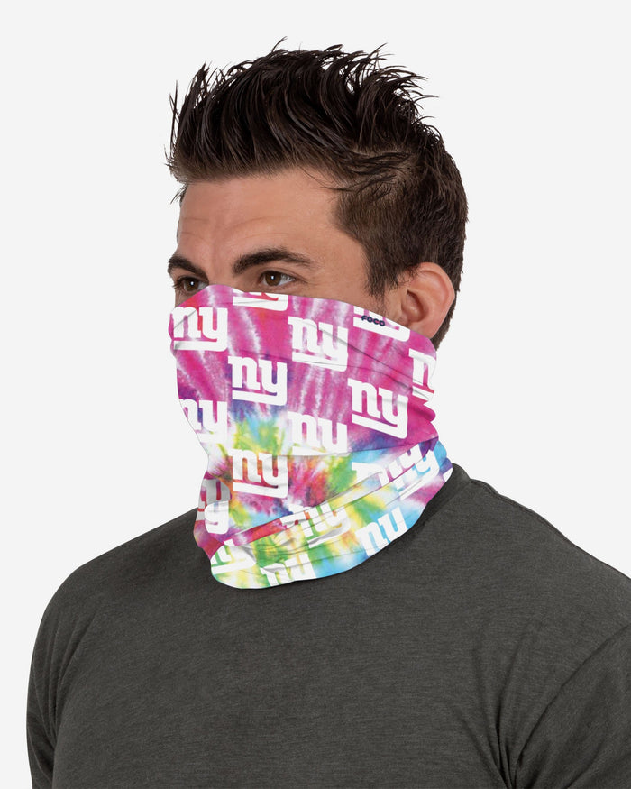 New York Giants Pastel Tie-Dye Gaiter Scarf FOCO - FOCO.com