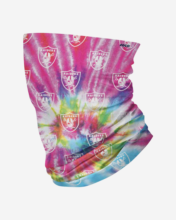 Las Vegas Raiders Pastel Tie-Dye Gaiter Scarf FOCO - FOCO.com