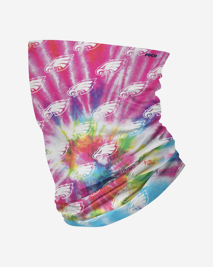 Philadelphia Eagles Pastel Tie-Dye Gaiter Scarf FOCO - FOCO.com