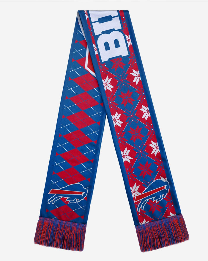 Buffalo Bills Reversible Ugly Scarf FOCO - FOCO.com