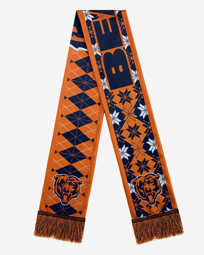 Chicago Bears Reversible Ugly Scarf FOCO - FOCO.com