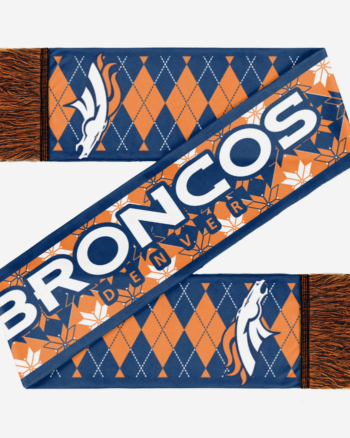 Denver Broncos Reversible Ugly Scarf FOCO - FOCO.com