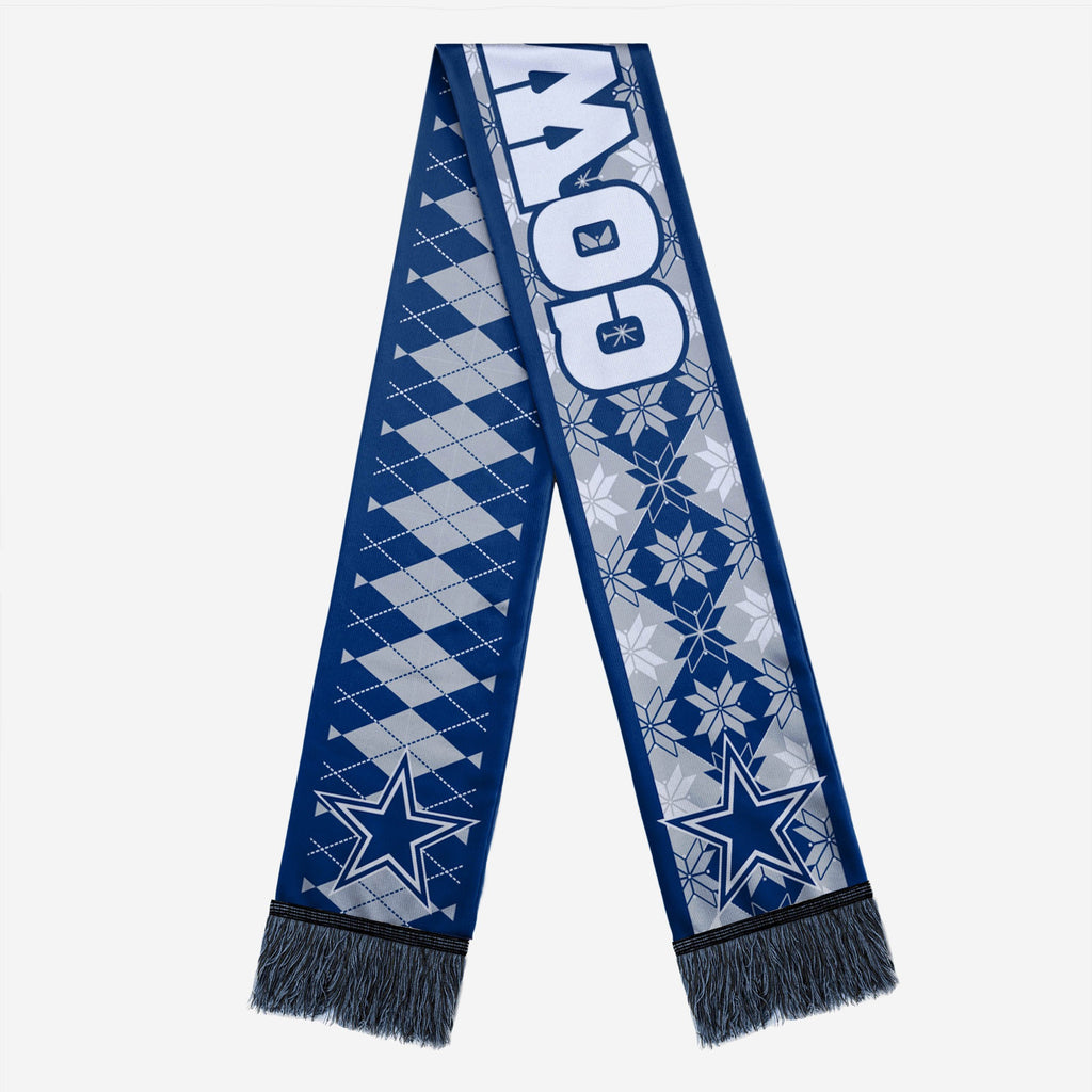 Dallas Cowboys Reversible Ugly Scarf FOCO - FOCO.com