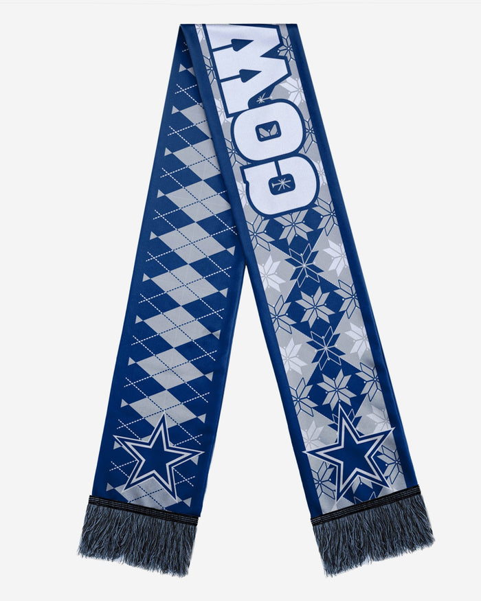 Dallas Cowboys Reversible Ugly Scarf FOCO - FOCO.com