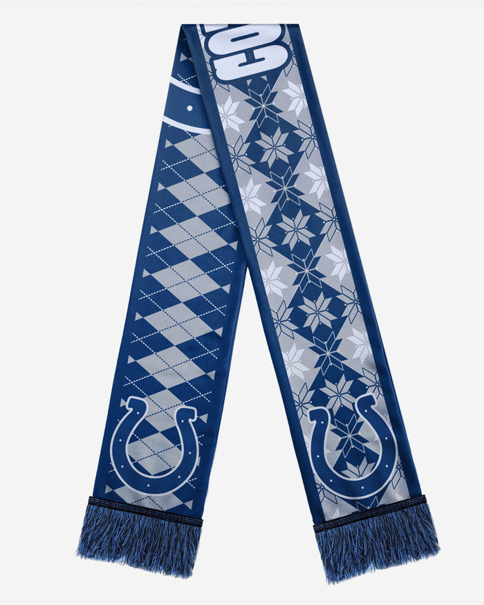 Indianapolis Colts Reversible Ugly Scarf FOCO - FOCO.com