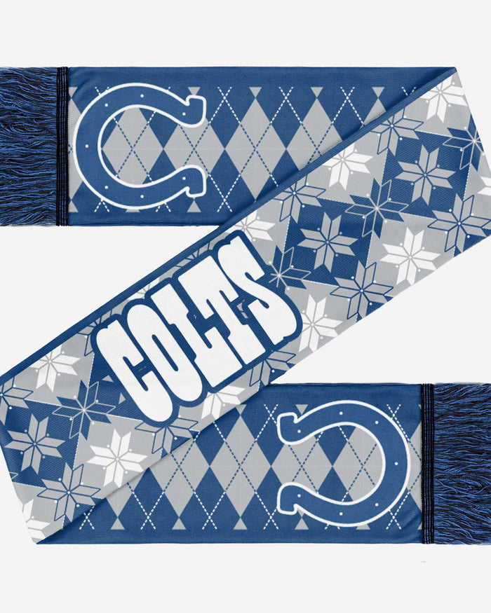 Indianapolis Colts Reversible Ugly Scarf FOCO - FOCO.com