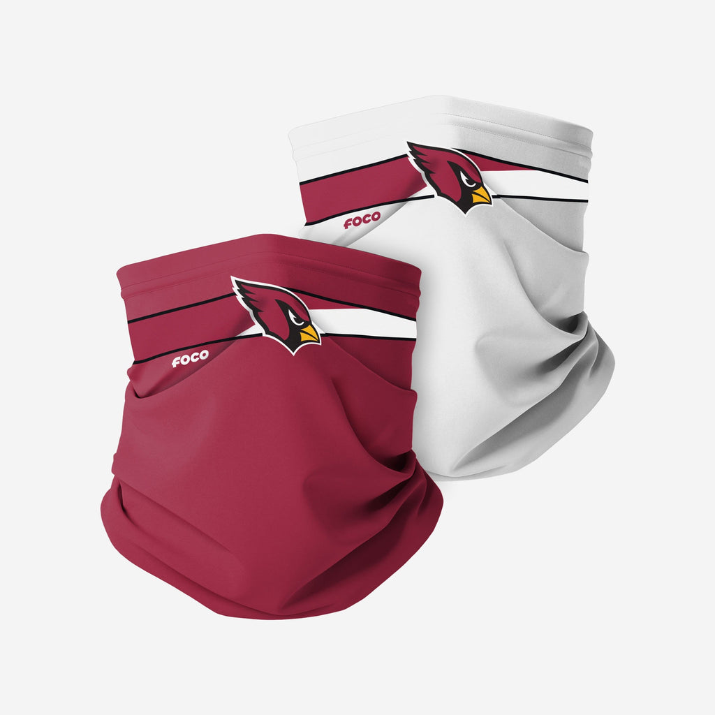 Arizona Cardinals Stitched 2 Pack Gaiter Scarf FOCO - FOCO.com