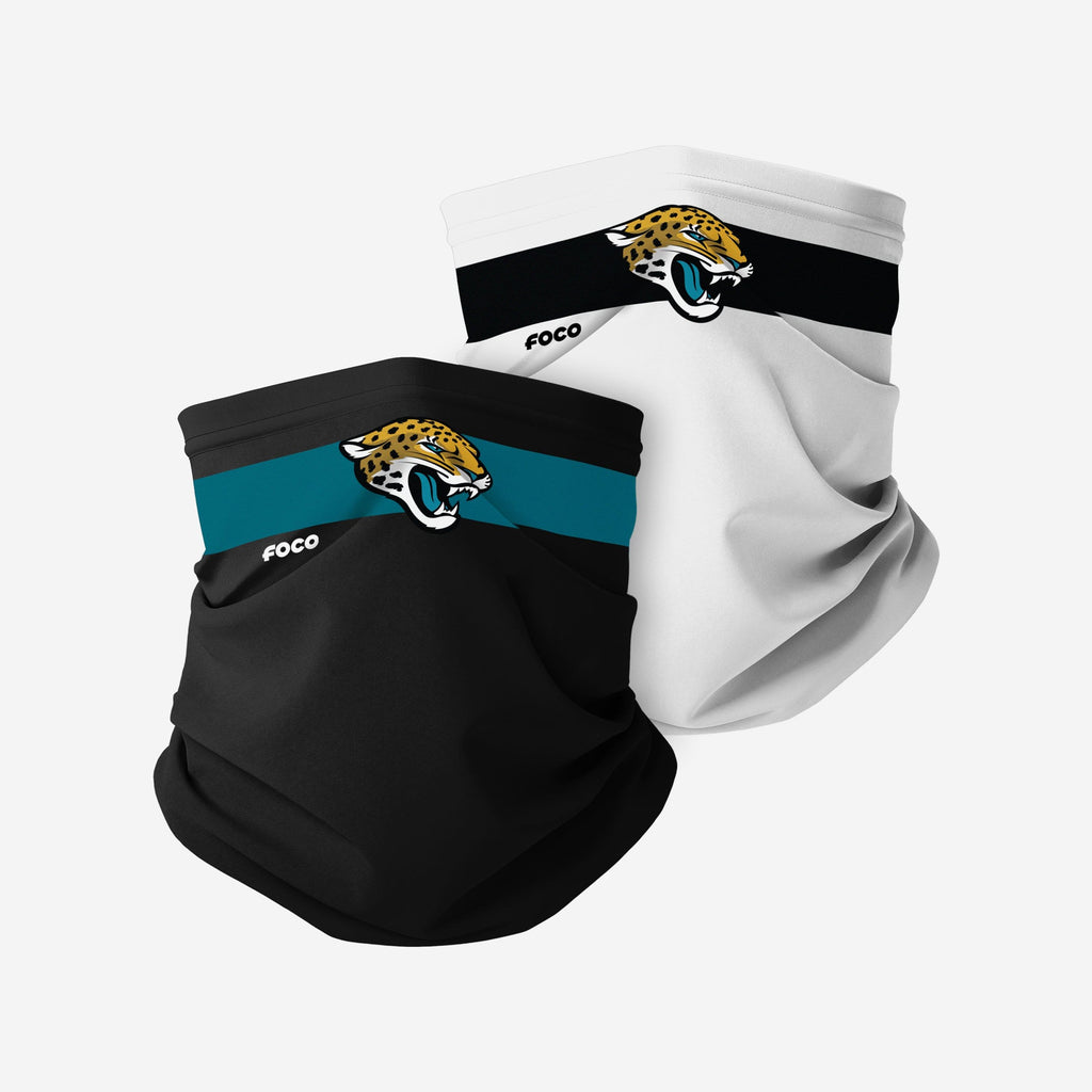 Jacksonville Jaguars Stitched 2 Pack Gaiter Scarf FOCO - FOCO.com