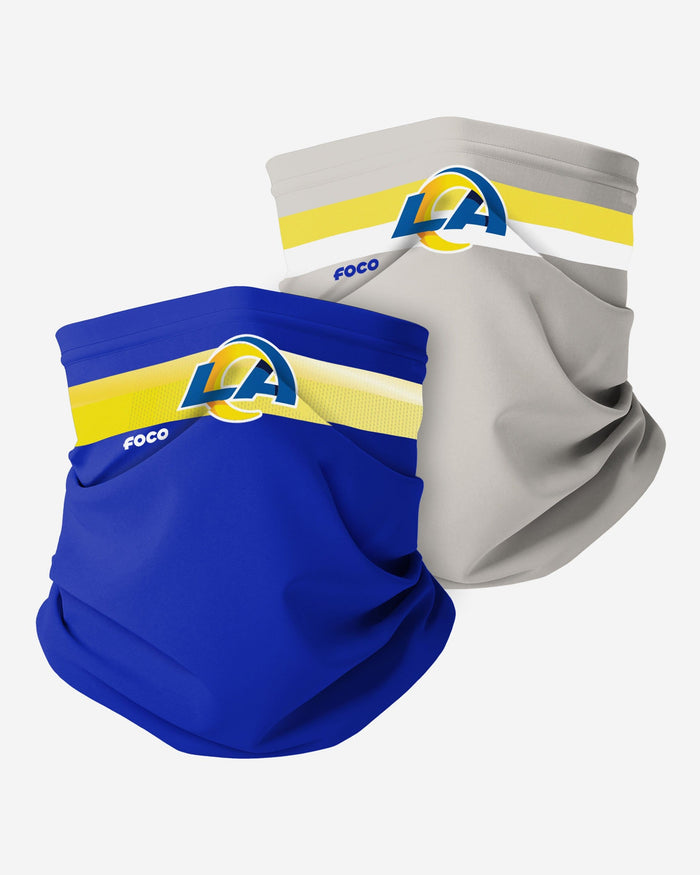 Los Angeles Rams Stitched 2 Pack Gaiter Scarf FOCO - FOCO.com