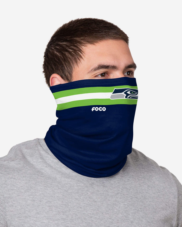 Seattle Seahawks Stitched 2 Pack Gaiter Scarf FOCO - FOCO.com