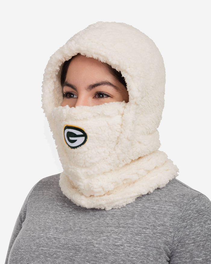 Green Bay Packers Sherpa Hooded Gaiter FOCO - FOCO.com