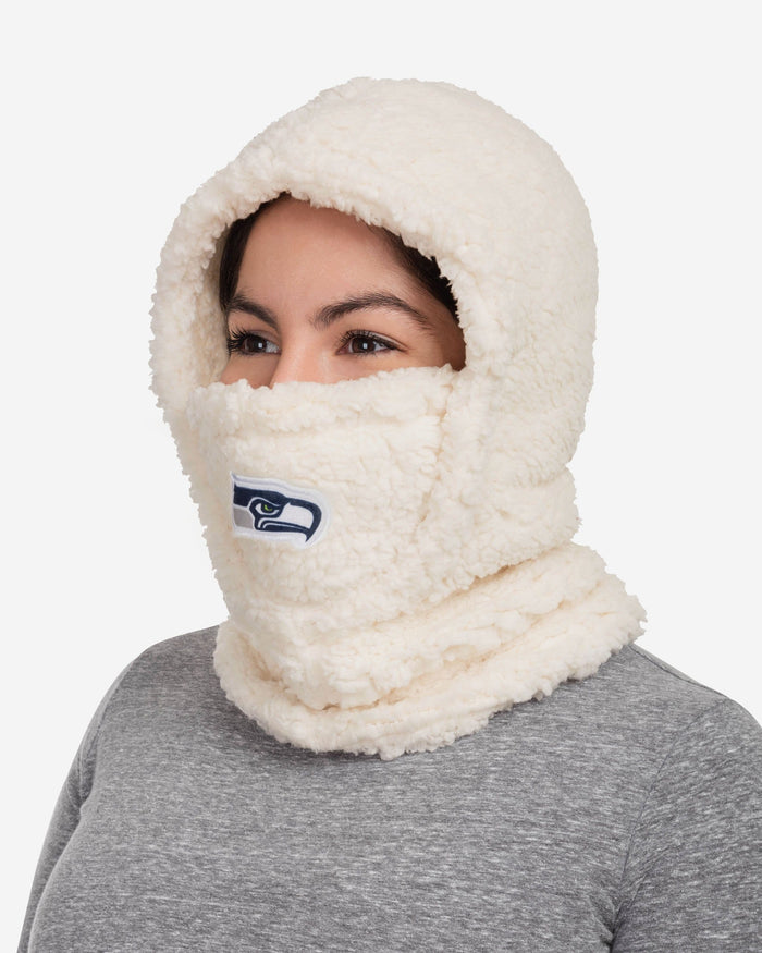 Seattle Seahawks Sherpa Hooded Gaiter FOCO - FOCO.com