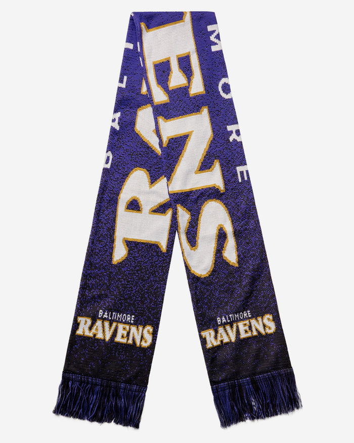 Baltimore Ravens Matrix Scarf FOCO - FOCO.com