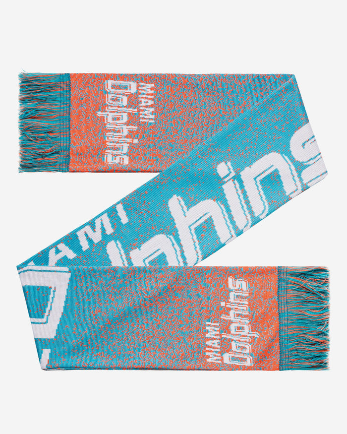 Miami Dolphins Matrix Scarf FOCO - FOCO.com