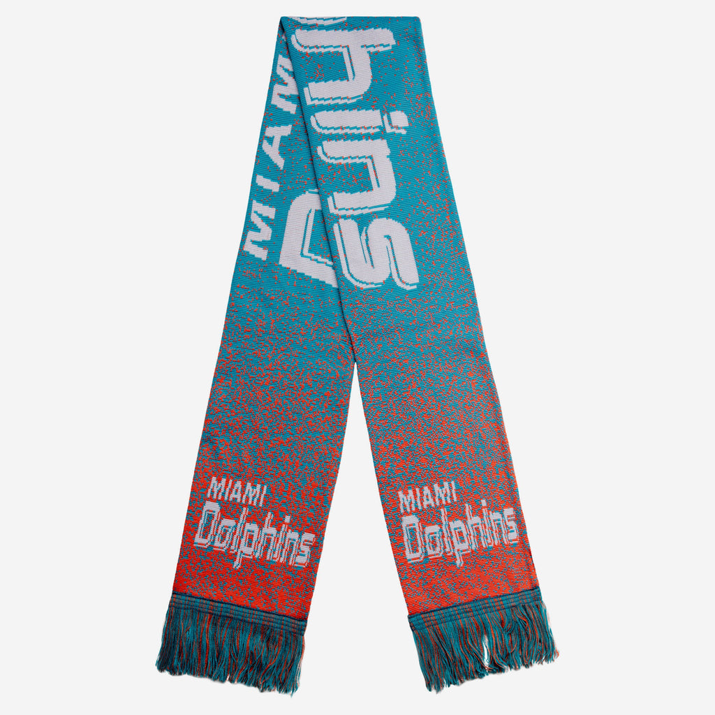 Miami Dolphins Matrix Scarf FOCO - FOCO.com